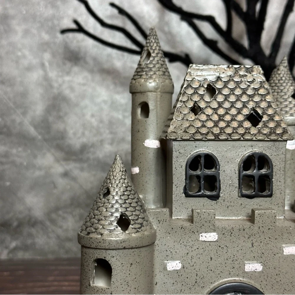 Target Halloween Village Set Haunted House, Castle, Candy Store